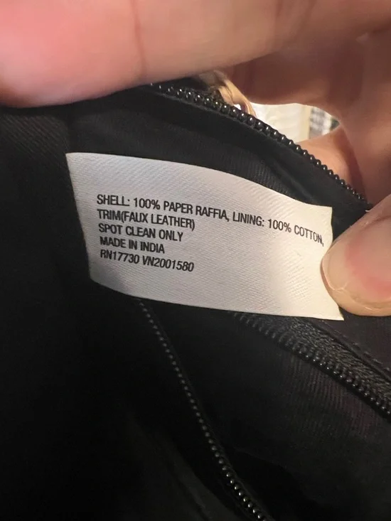 a new day Natural and Black Woven Shoulder Bag - Picture 6 of 9